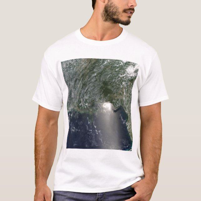 Satellite view of an oil spill T-Shirt (Front)