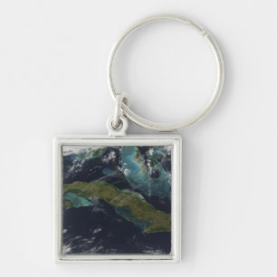 Satellite view of Cuba Key Ring