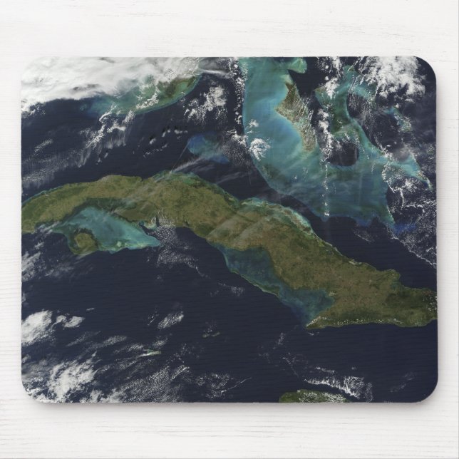 Satellite view of Cuba Mouse Mat (Front)