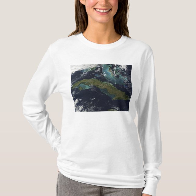 Satellite view of Cuba T-Shirt (Front)