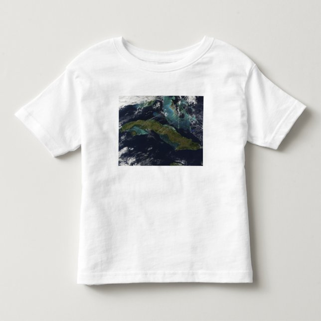 Satellite view of Cuba Toddler T-Shirt (Front)