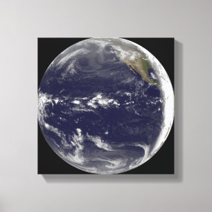 Satellite view of Earth Canvas Print