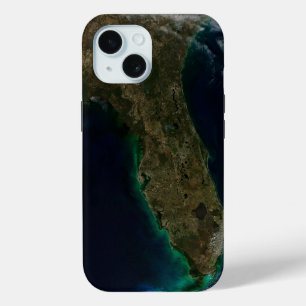 Satellite View Of Florida. iPhone 15 Case