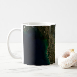 Satellite View Of Florida. Coffee Mug
