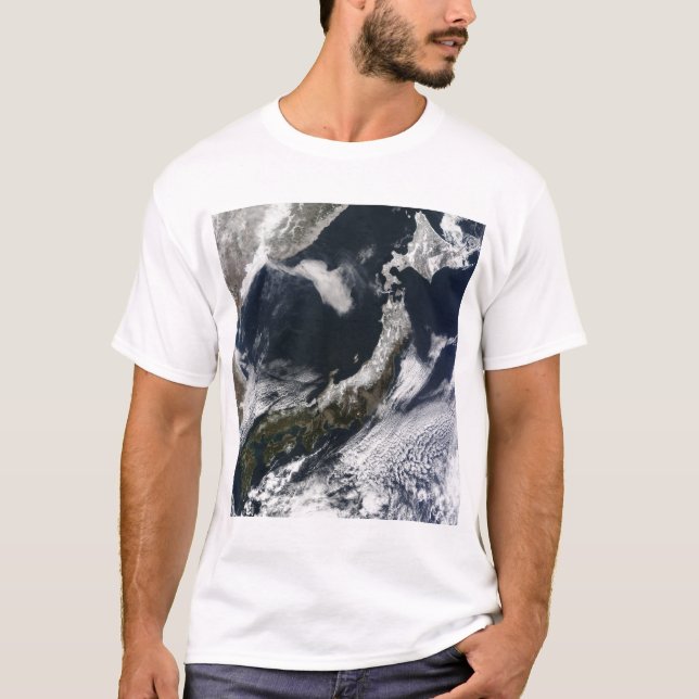 Satellite view of Japan T-Shirt (Front)