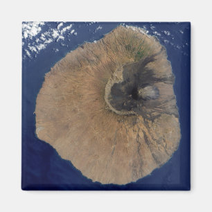 Satellite view of Mount Fogo Magnet