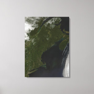 Satellite view of New England Canvas Print