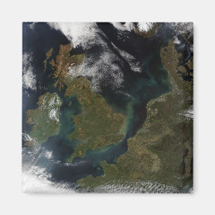 Satellite view of Northern Europe Magnet
