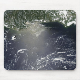 Satellite view of oil leaking mouse mat