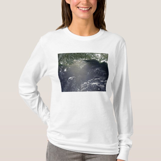 Satellite view of oil leaking T-Shirt (Front)
