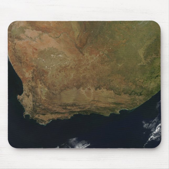 Satellite view of South Africa Mouse Mat (Front)