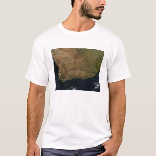 Satellite view of South Africa T-Shirt (Front)