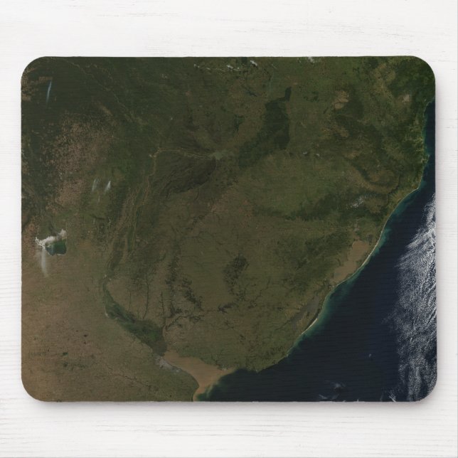 Satellite view of South America Mouse Mat (Front)