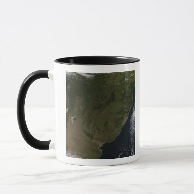 Satellite view of South America Mug (Left)