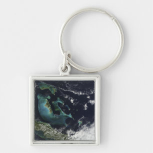 Satellite view of the Bahama Islands Key Ring