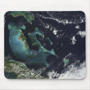Satellite view of the Bahama Islands Mouse Mat