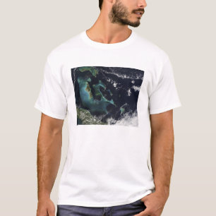 Satellite view of the Bahama Islands T-Shirt