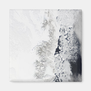 Satellite view of the eastern coast of Greenlan Magnet