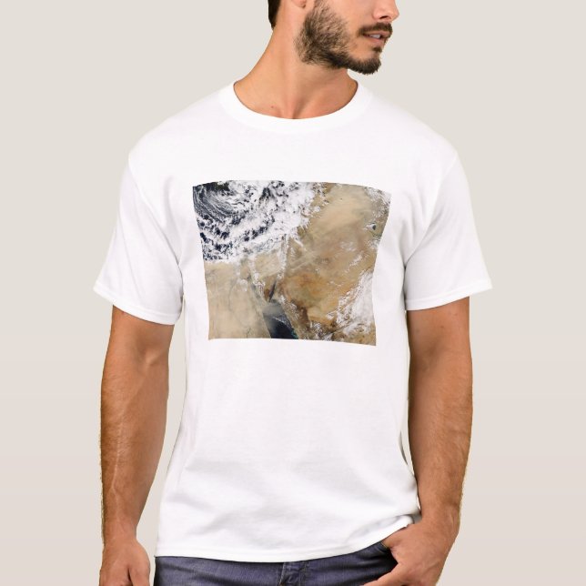 Satellite view of the Eastern Mediterranean T-Shirt (Front)