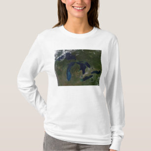 Satellite view of The Great Lakes T-Shirt