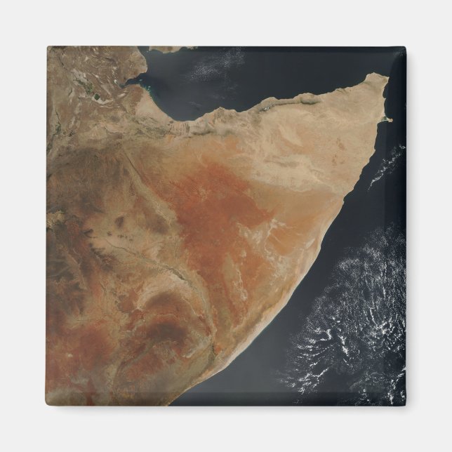 Satellite view of the Horn of Africa Magnet (Front)