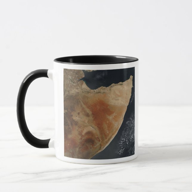 Satellite view of the Horn of Africa Mug (Left)