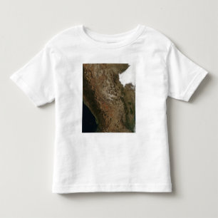 Satellite view of the landscape of central Mexi Toddler T-Shirt