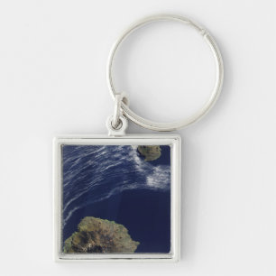 Satellite view of the Prince Edward Islands Key Ring