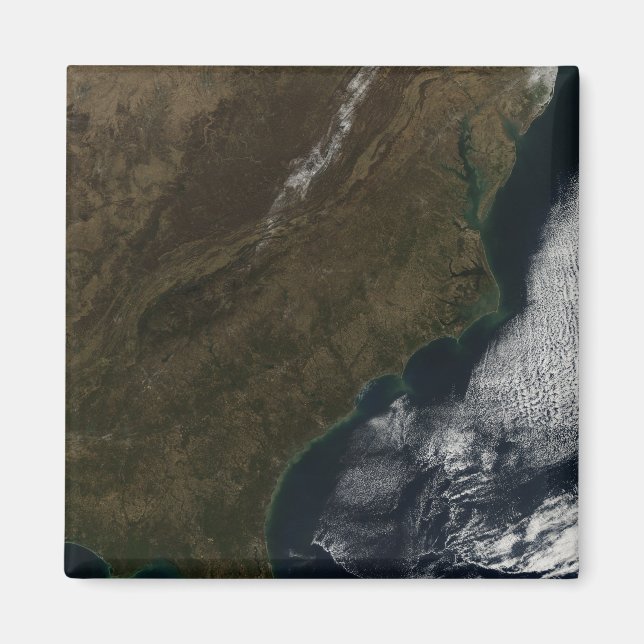 Satellite view of the Southeastern United State Magnet (Front)