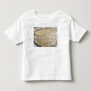 Satellite view of the Tibetan Plateau Toddler T-Shirt