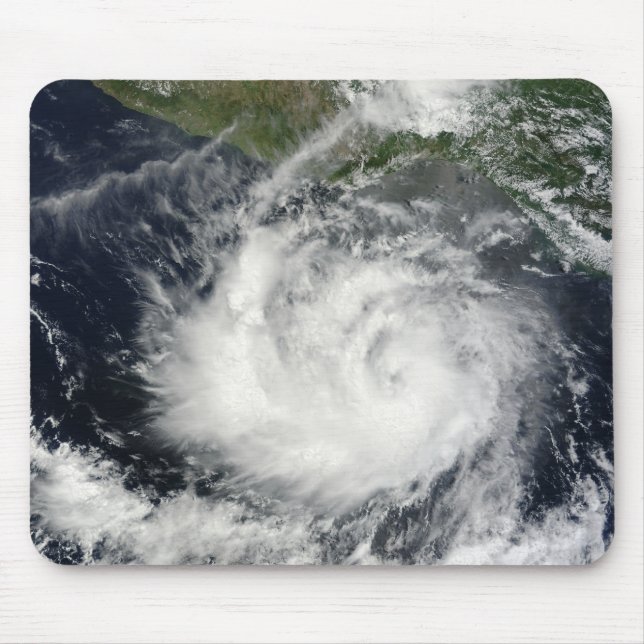 Satellite view of Tropical Storm Darby Mouse Mat (Front)