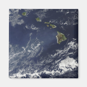Satellite view of volcanic fog magnet