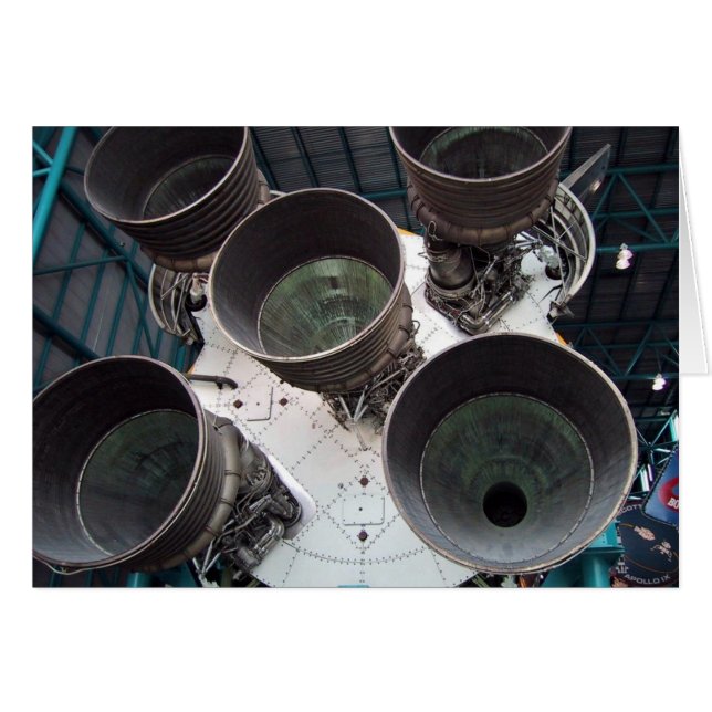 Satern V Rocket Nozzles (Front Horizontal)