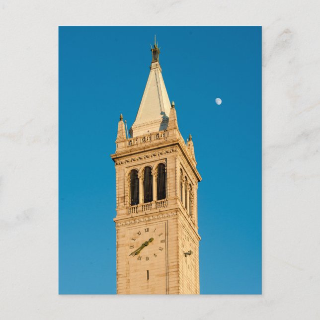 Sather Tower of University of California, Berkeley Postcard (Front)