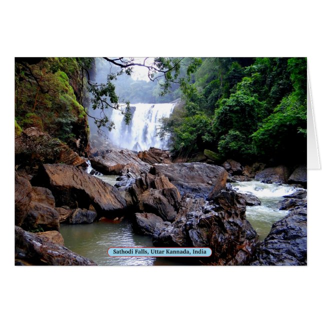 Sathodi Falls, Uttar Kannada, India (Front Horizontal)