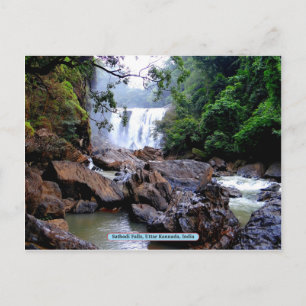 Sathodi Falls, Uttar Kannada, India Postcard