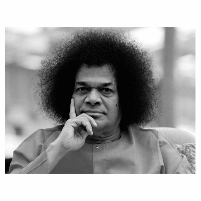 Sathya Sai Baba Photo Sculpture (Front)