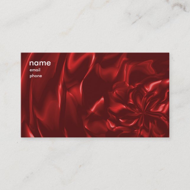 Satin Business Card (Front)