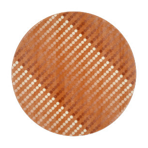 Satin dots - rust and copper cutting board