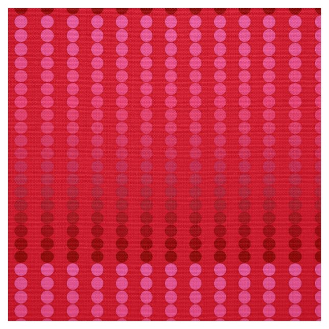 Satin dots - shades of deep red fabric (Swatch)
