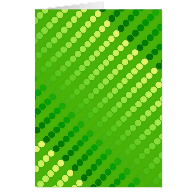 Satin dots - shades of lime green (Front)