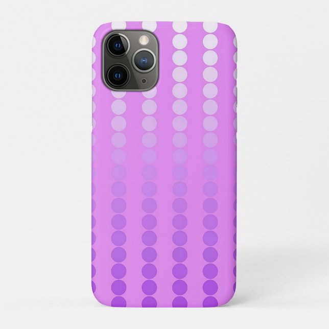 Satin dots - shades of orchid Case-Mate iPhone case (Back)