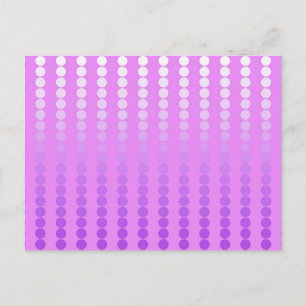 Satin dots - shades of orchid postcard