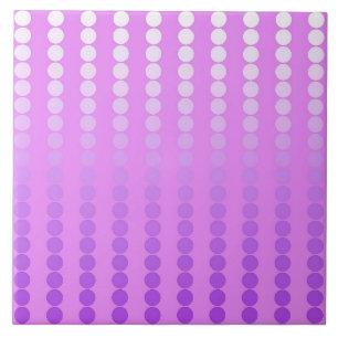 Satin dots - shades of orchid tile