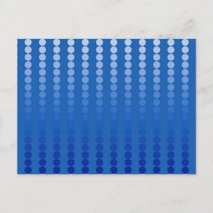 Satin dots - shades of steel blue postcard