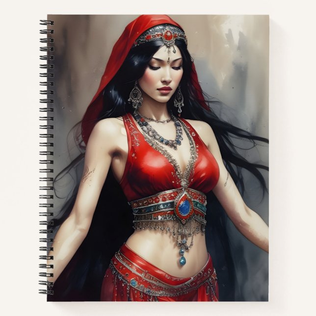 Satin Fire Notebook (Front)