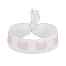 Satin Hair Tie | Cotton Candy Kitten | CODE:MiAO