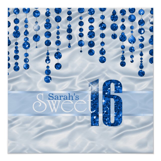 Satin Jewel Sweet Sixteen Blue ID260 Poster (Front)