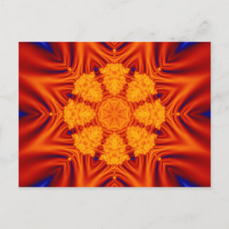 Satin Kaleidoscope Postcard