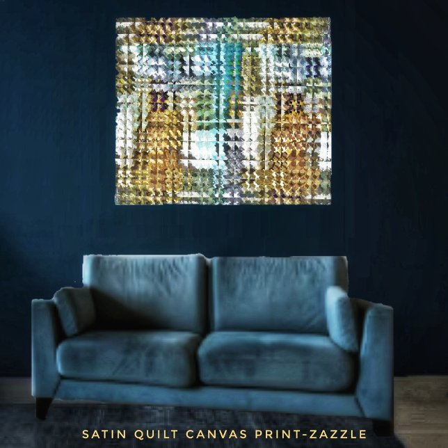 Satin Quilt Canvas Print (Creator Uploaded)